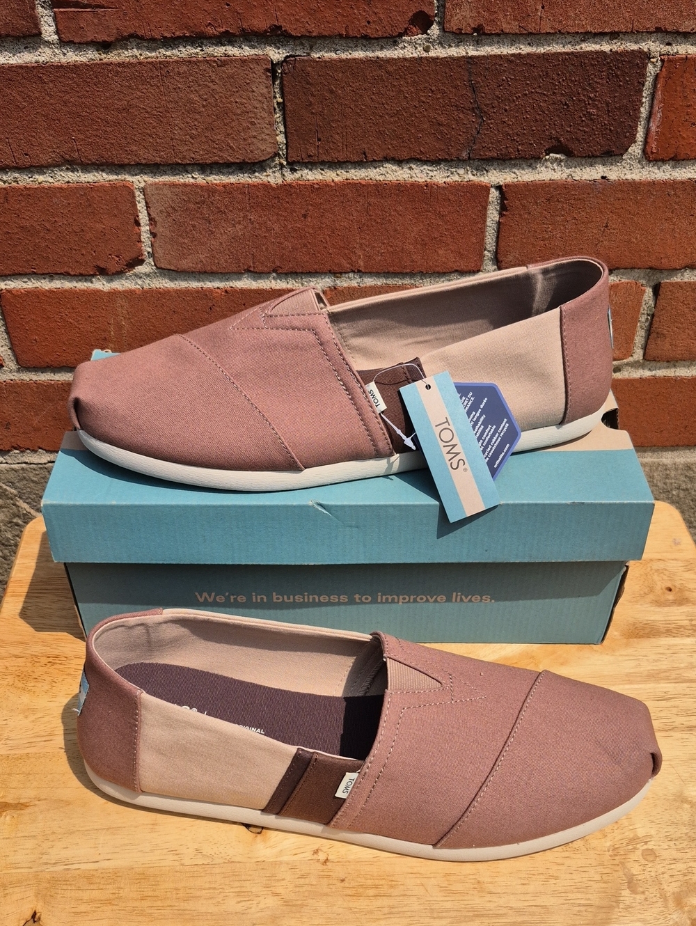 Toms Men's 13 Alpargata Canvas Shoe - New